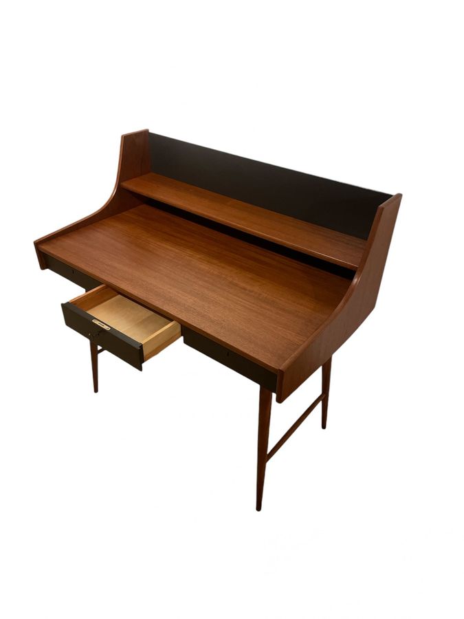 Antique A Ola-pulten writing desk, designed by John Texmon for Blindheim Møbelfabrikk, in production from approx 1957.