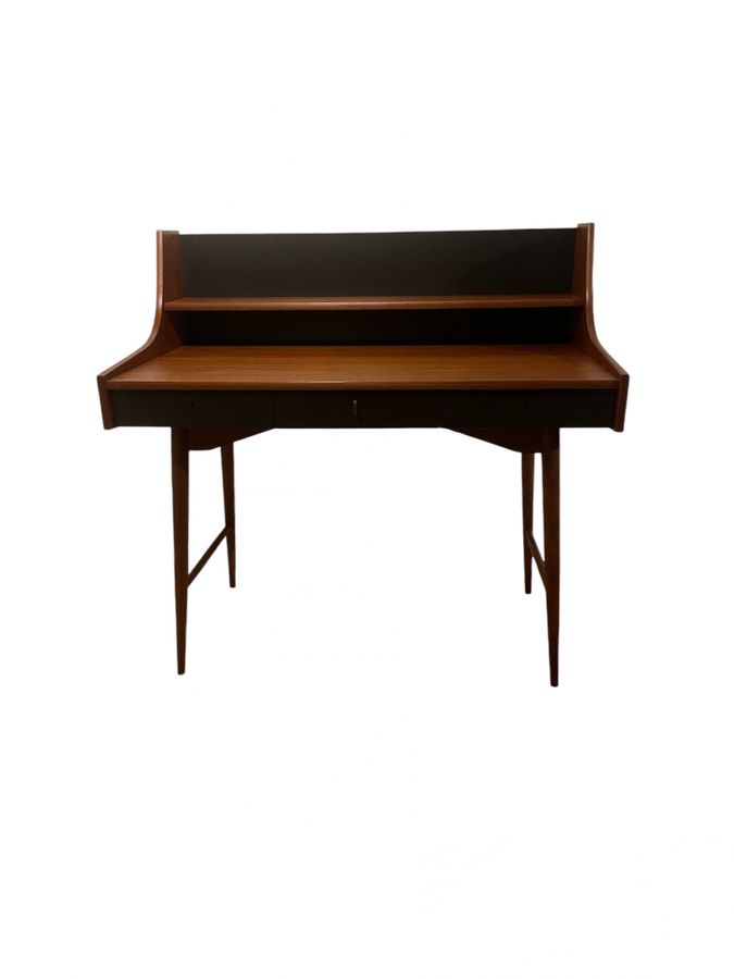 Antique A Ola-pulten writing desk, designed by John Texmon for Blindheim Møbelfabrikk, in production from approx 1957.