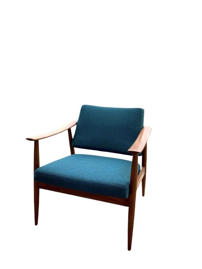 Antique Torbjörn Afdal “Eno” Easy Chair – Teak Mid-Century Modern Armchair, Norway, 1960s