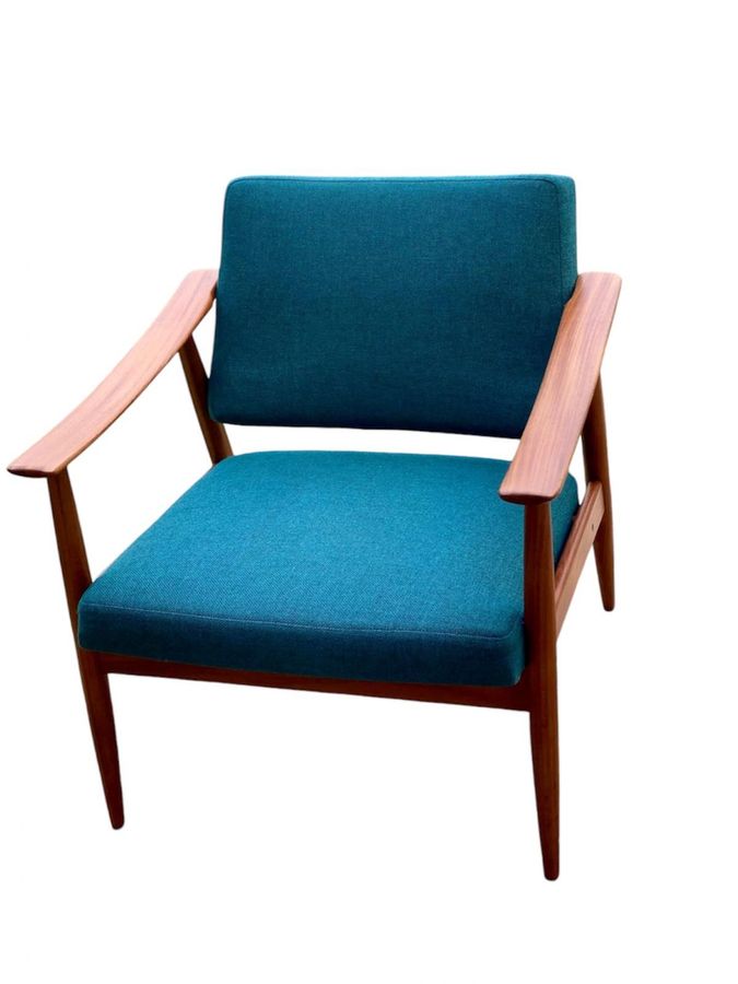 Antique Torbjörn Afdal “Eno” Easy Chair – Teak Mid-Century Modern Armchair, Norway, 1960s