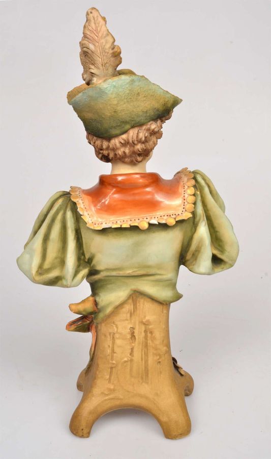 Antique Porcelain figure Male bust