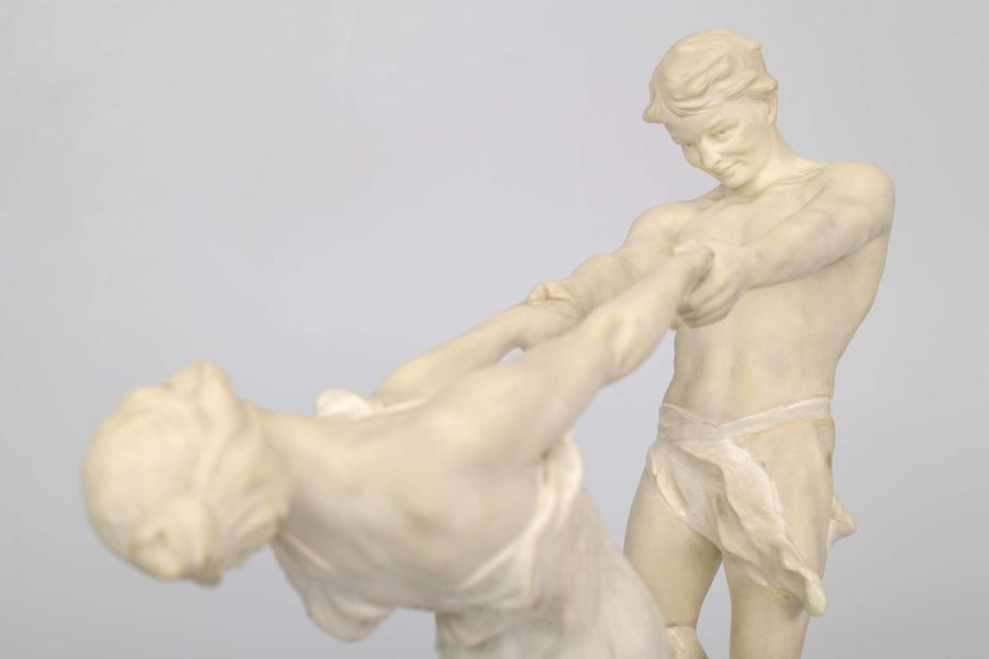 Antique Porcelain figure Dancing couple