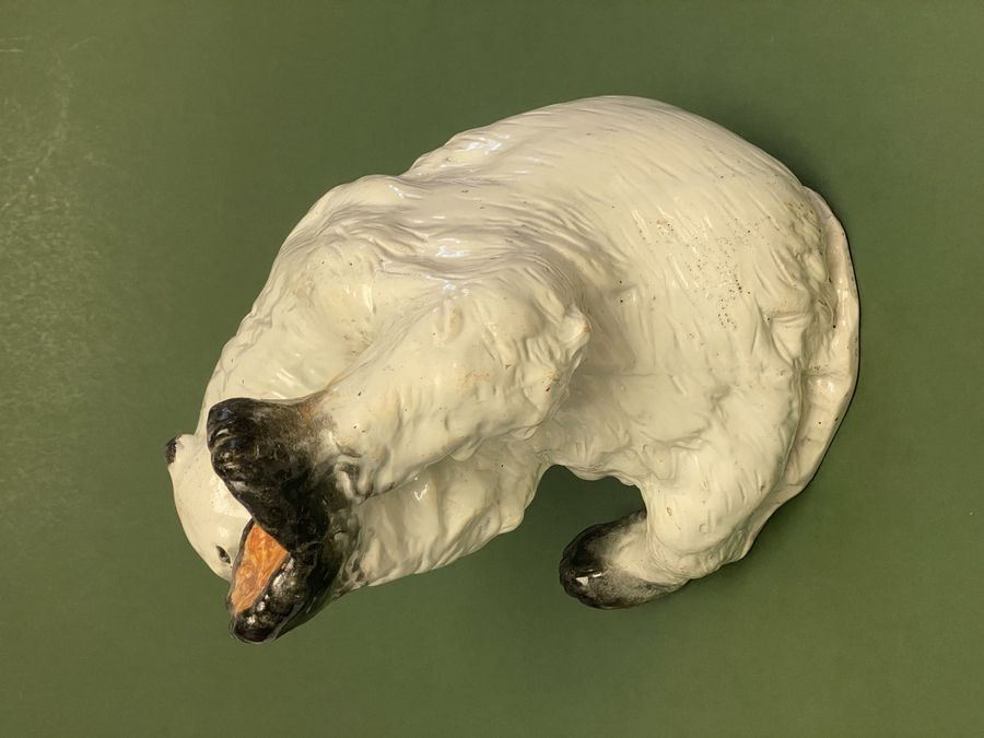 Antique Porcelain figure Bear