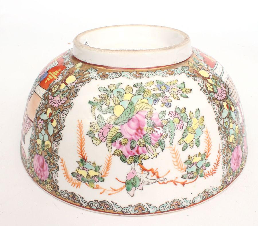 Antique Painted porcelain bowl