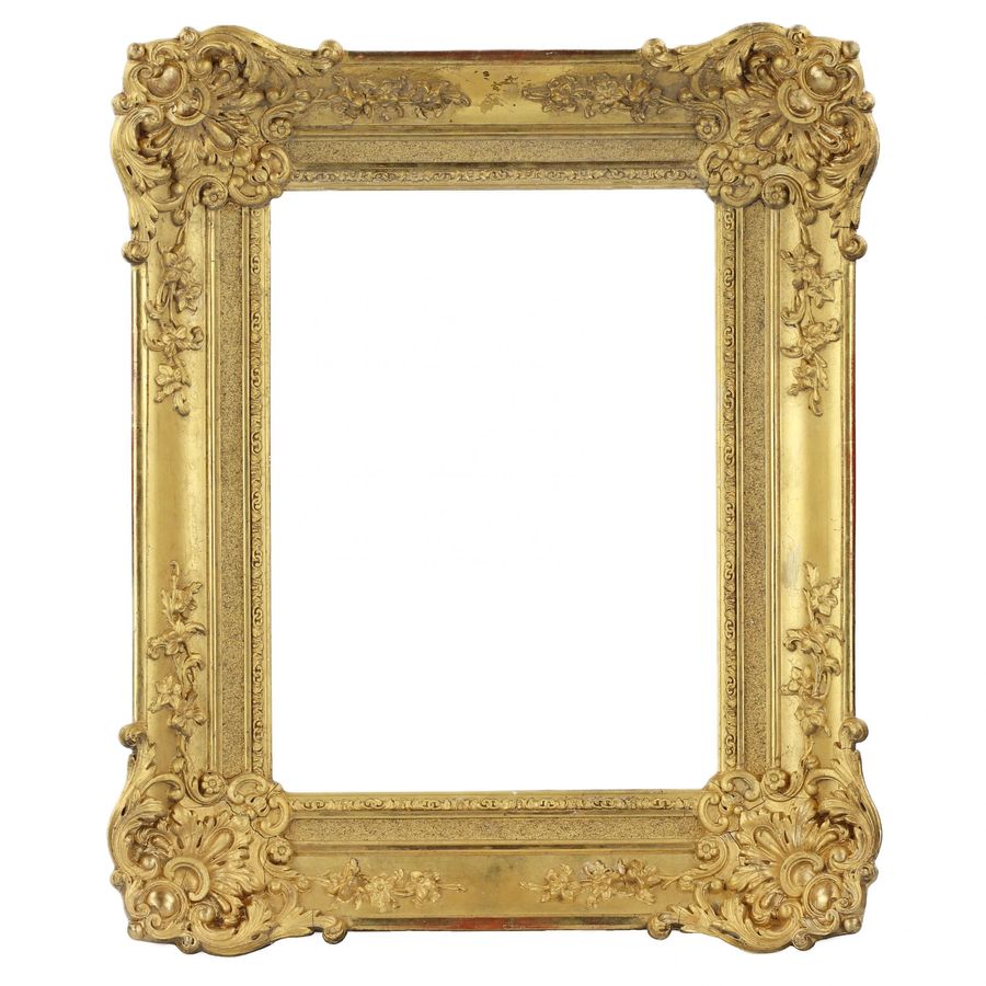 Gilt frame in Louis XV style. France 19th century.