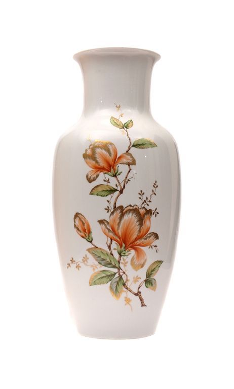 Antique Porcelain vase Magnolia