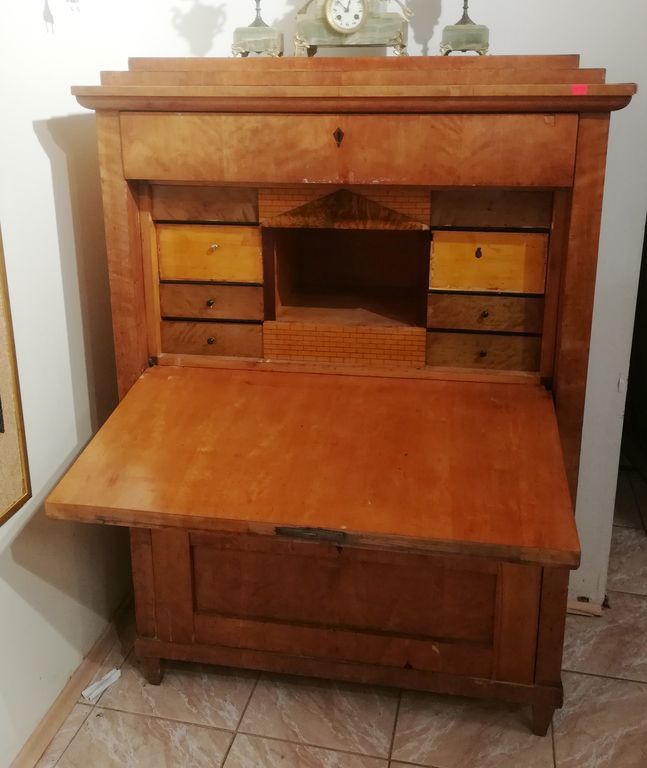 Antique Biedermeier style secretary