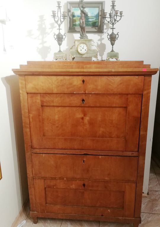 Antique Biedermeier style secretary