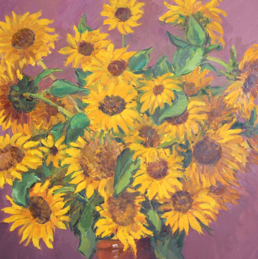 Antique Sunflowers