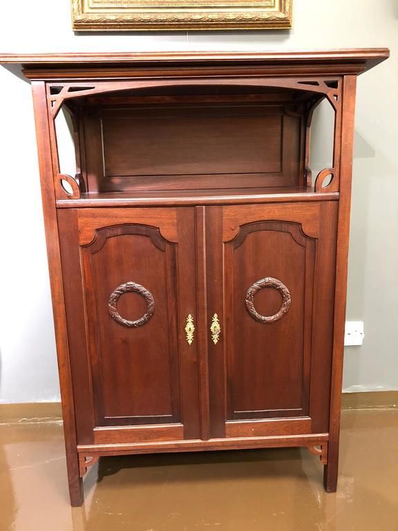 Antique Art Nouveau cabinet