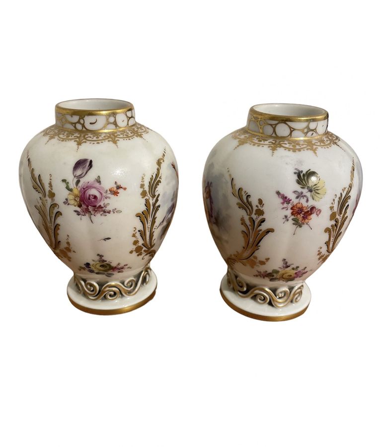 Antique KPM - Putti Vases, 19th Century Porcelain, Germany