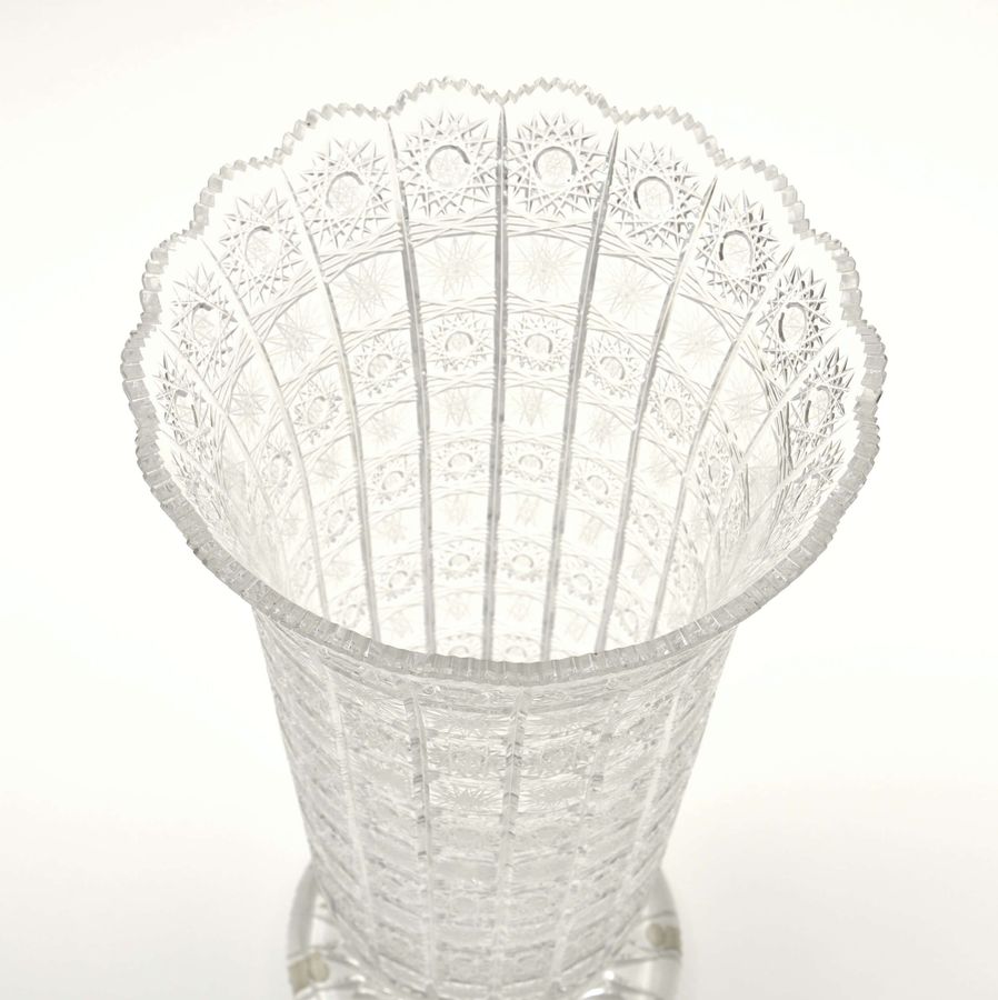 Antique Crystal vase