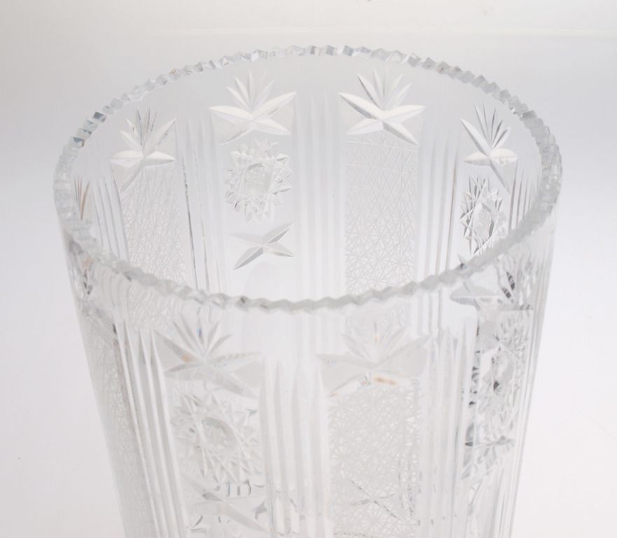 Antique Crystal vase