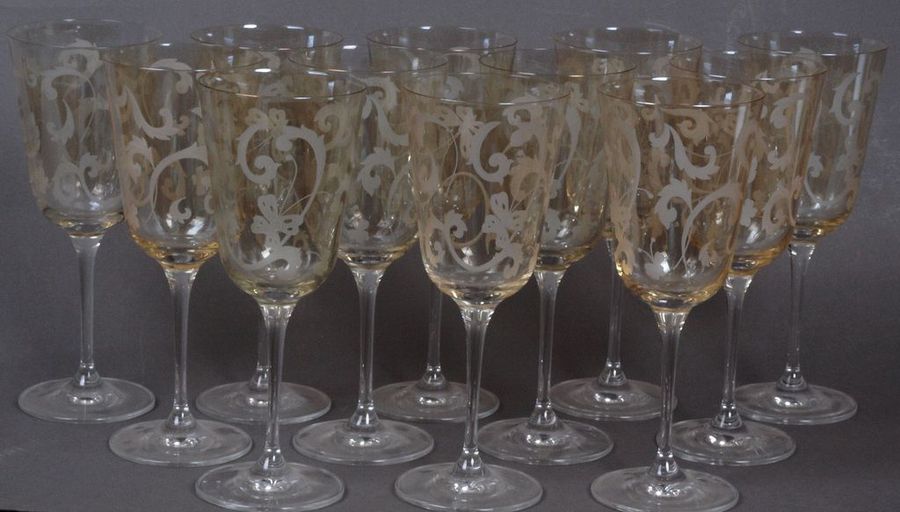 Antique Set of glasses 12 pcs