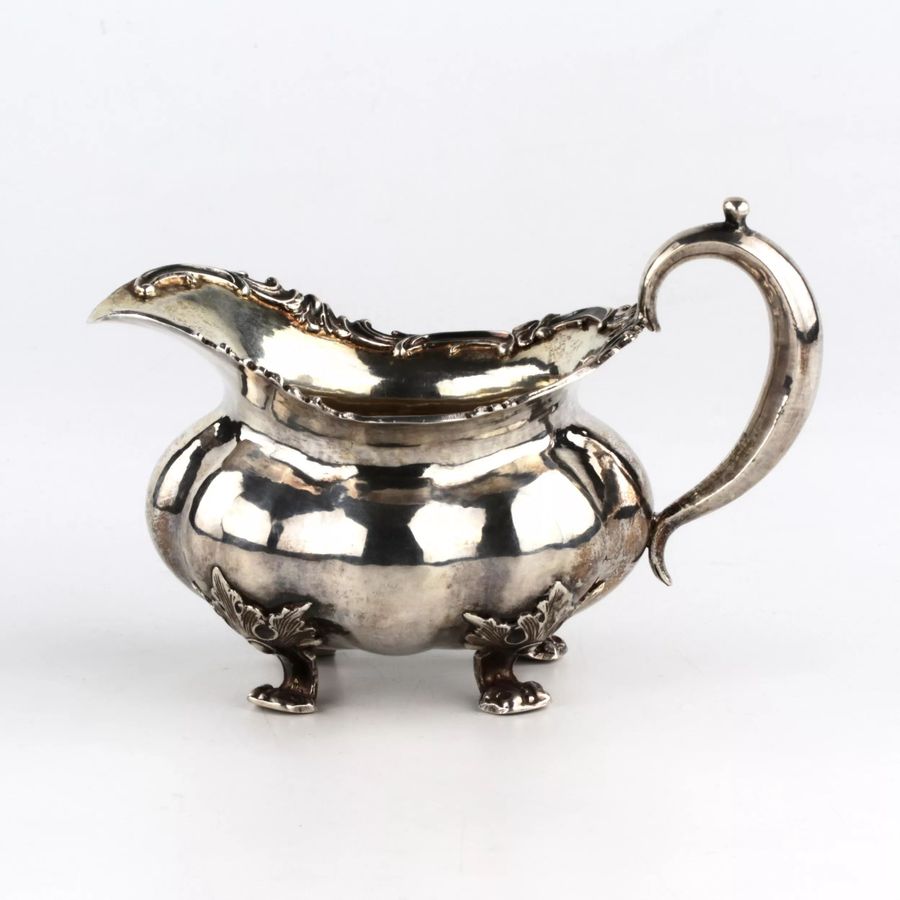 Russian silver creamer.