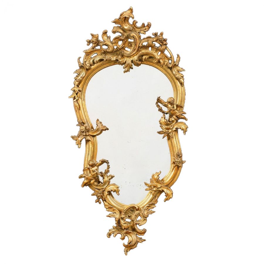 Rococo mirror.