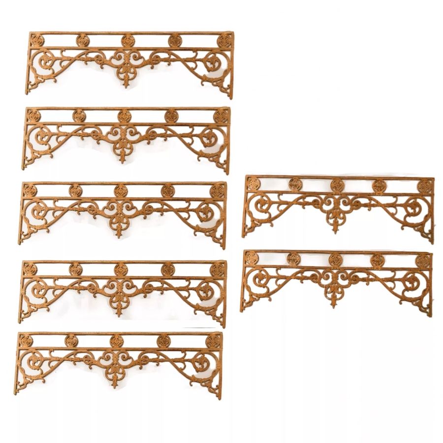 7 Cast Iron Window Bars