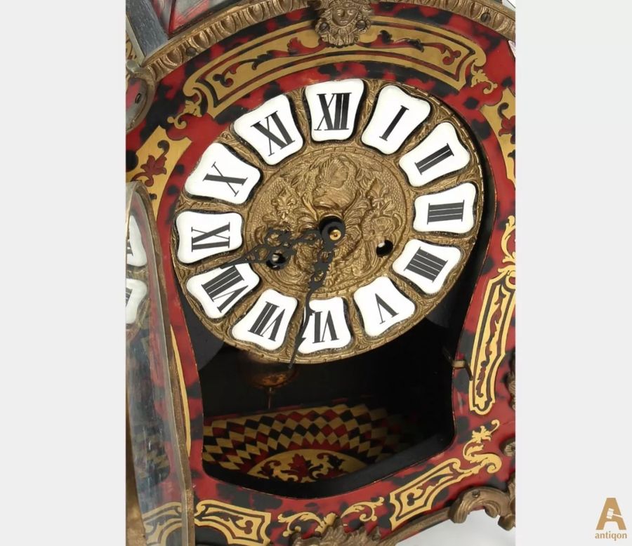 Antique Fireplace clock in Boulle style