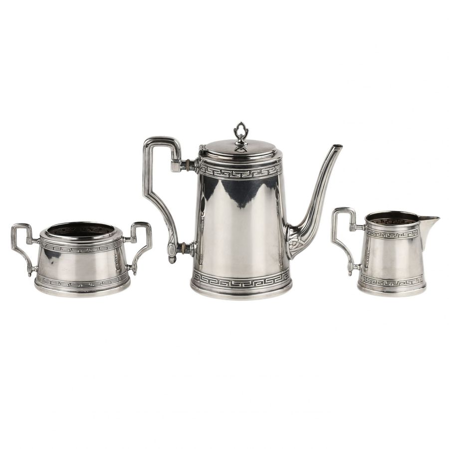 Antique Three-piece coffee set. AE&Co.