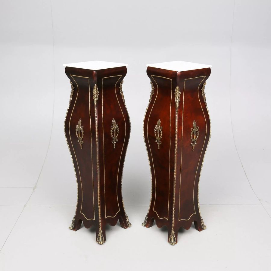 Antique Pair of Louis XVI style columns