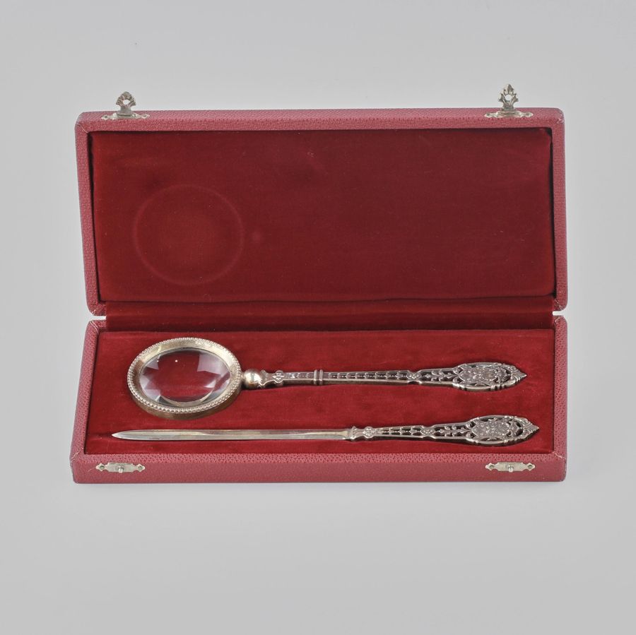 Antique Silver writing set