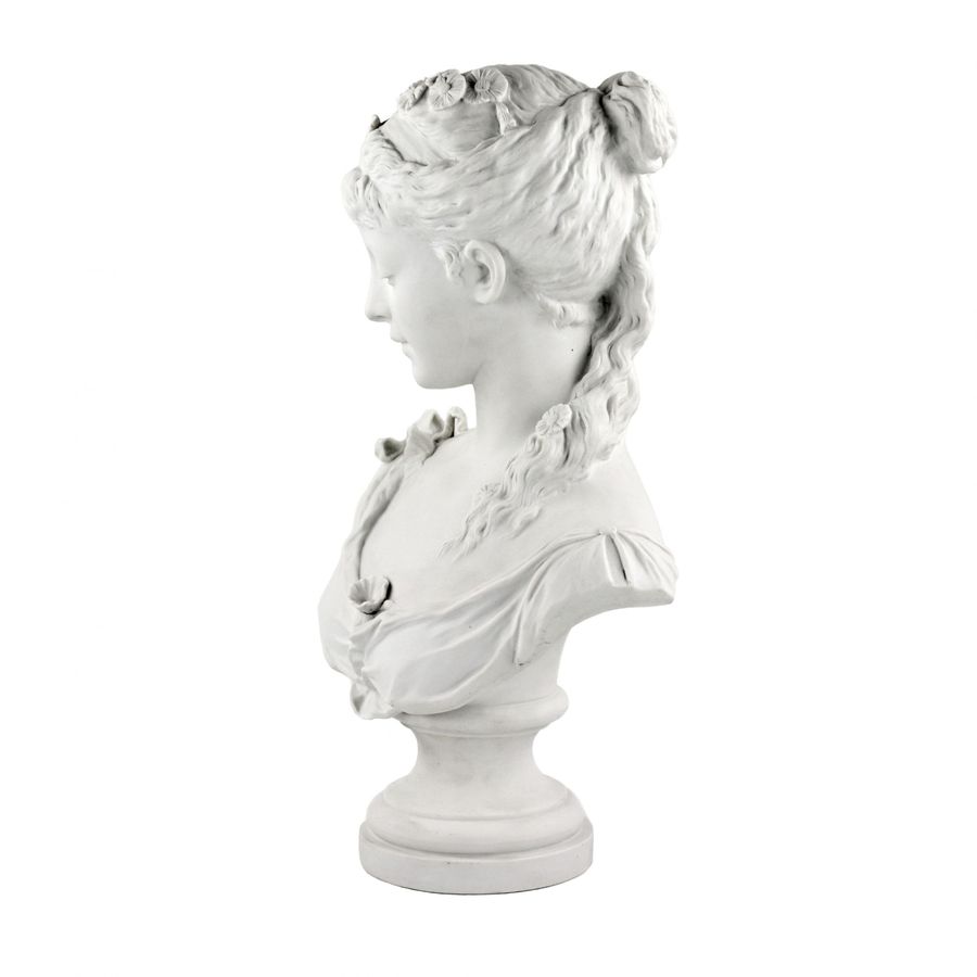 Antique Bust of a young girl.