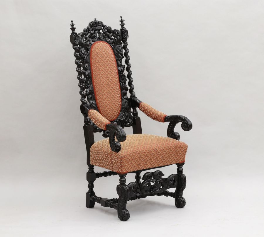 Antique Baroque armchair 18th century