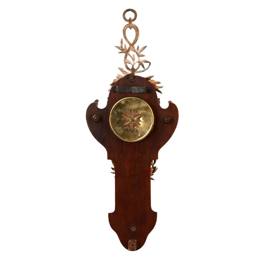 Antique Thermometer clock .