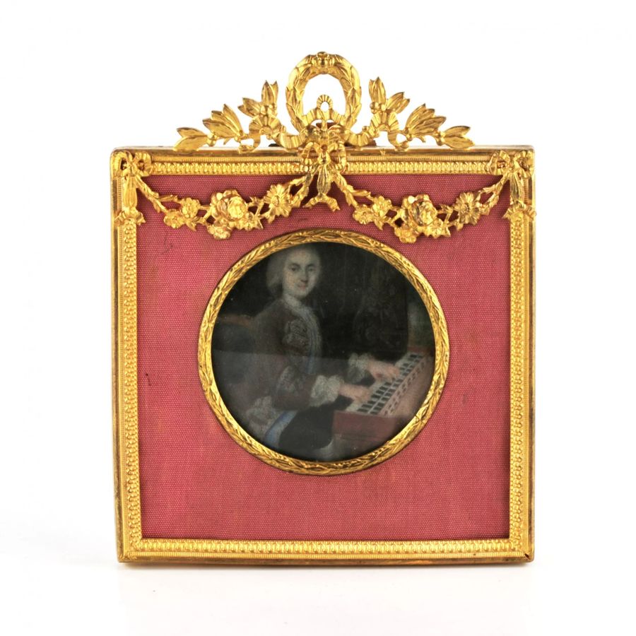 Antique photo frame of the late 19th century.