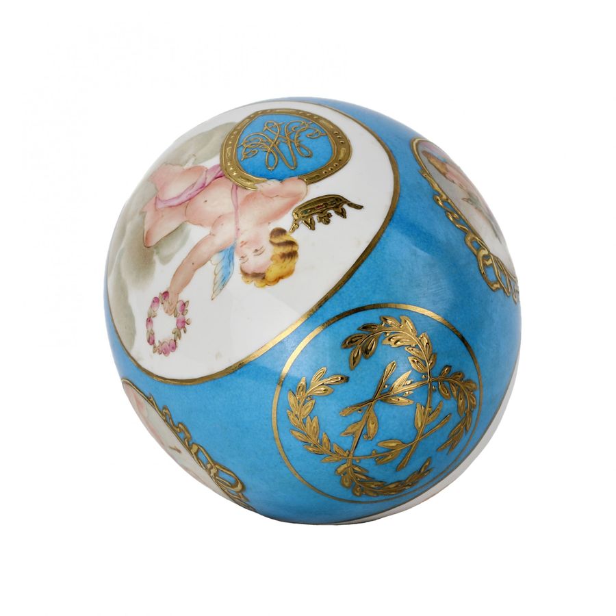 Antique Large porcelain Easter egg.