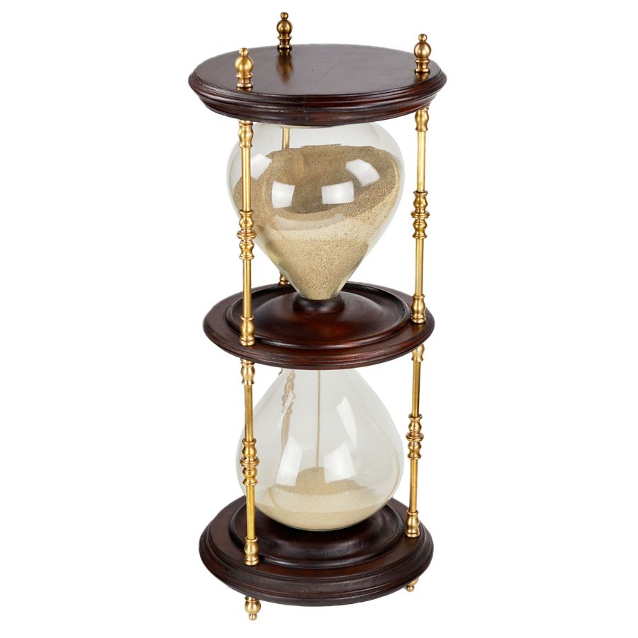 Large, hourglass, late 19th century.