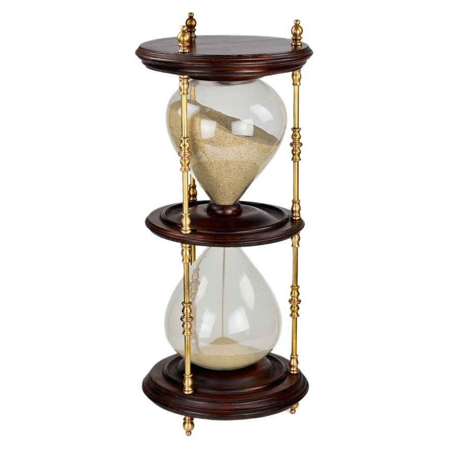 Antique Large, hourglass, late 19th century.