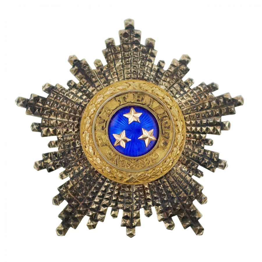 Antique Latvia. Order of Three Stars, 2nd class 1920-30. V. F. Muller.