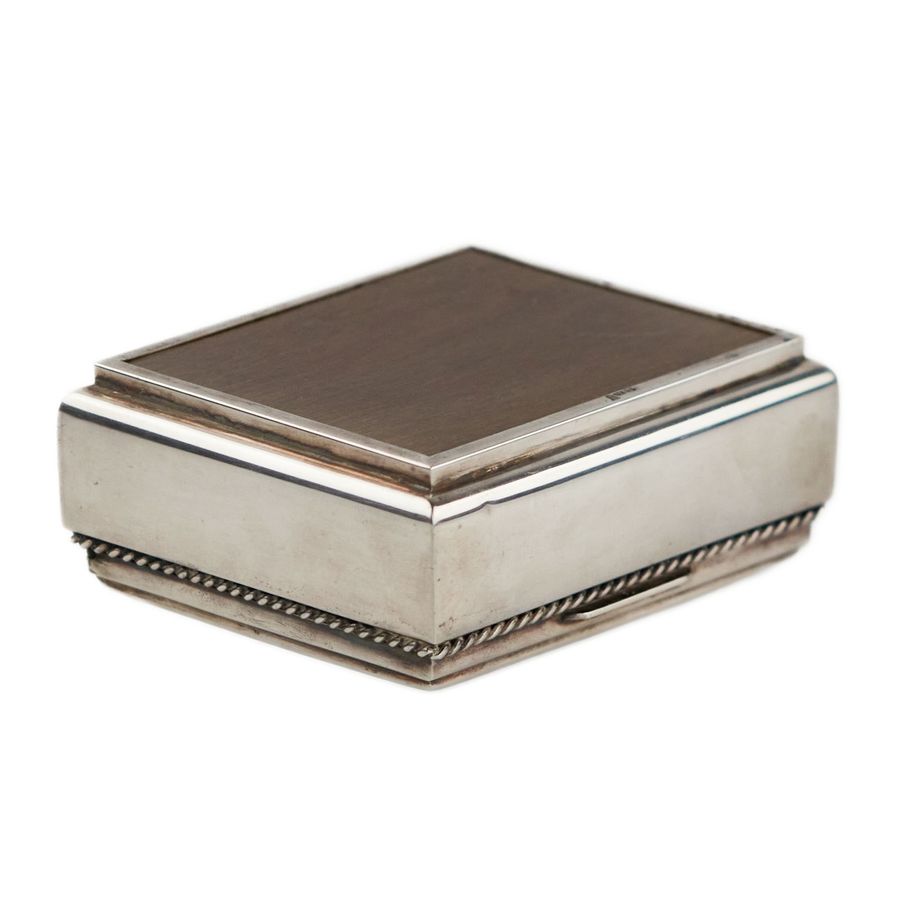 Antique Silver box. Europe. 20th century.