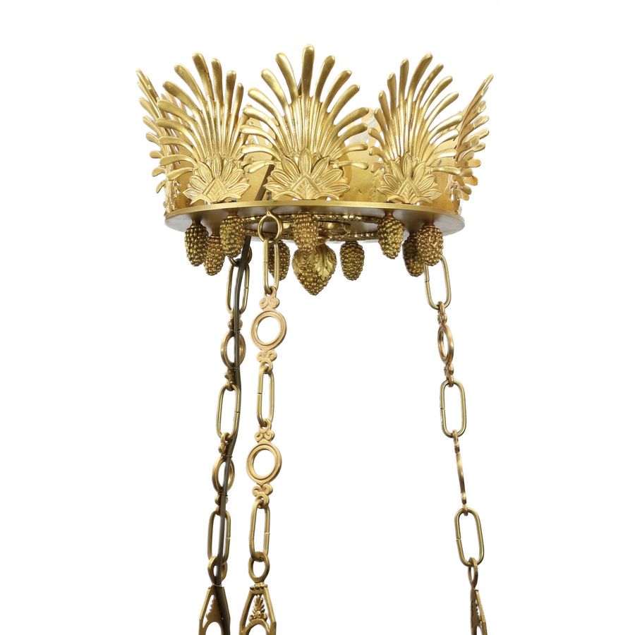 Antique Impressive chandelier in Empire style. Russia. 19th century.