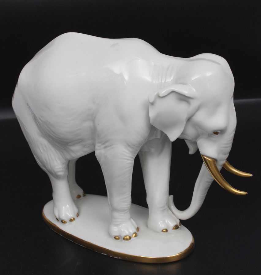 Antique Porcelain figure Elephant