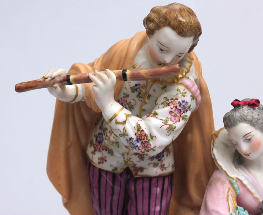 Antique Porcelain composition Musicians