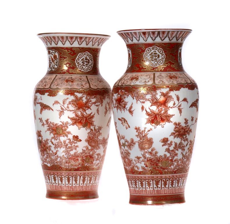 Antique Porcelain pare of vases