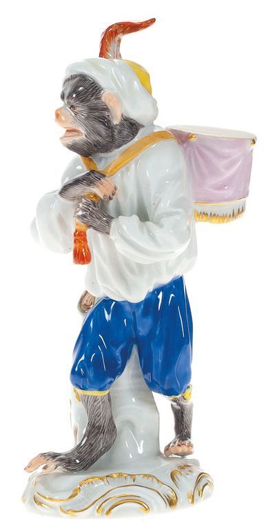 Antique porcelain figure monkey