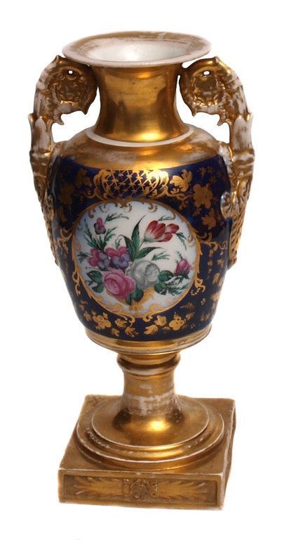 Antique Empire style porcelain vase