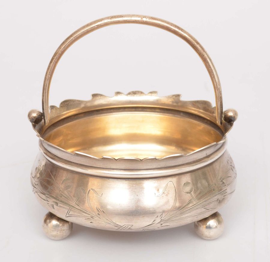 Antique Silver candy dish