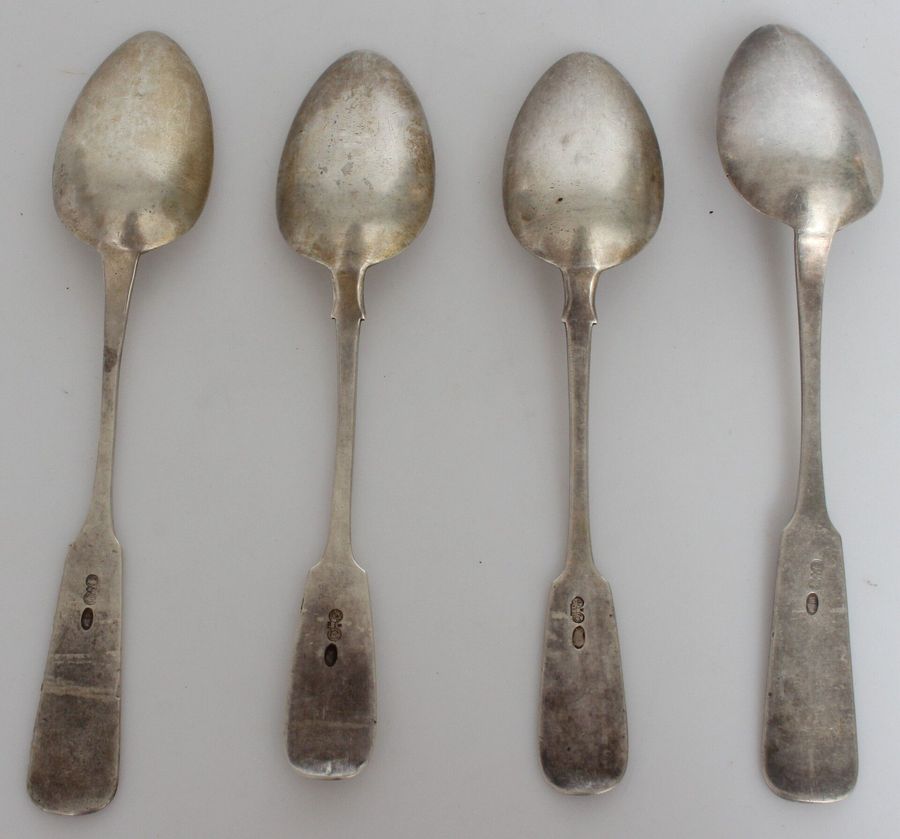 Antique Silver spoons (4 pcs.)