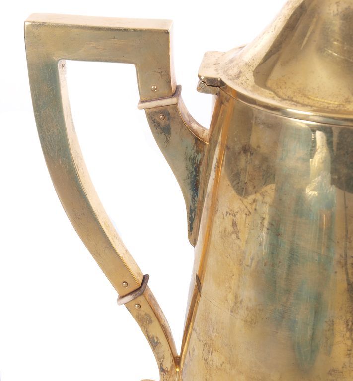 Antique Gilded silver coffee pot