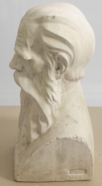 Antique Gypsium bust Krishjanis Barons