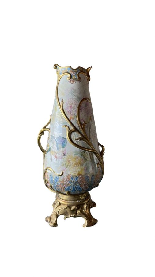 Antique Y?ld?z Imperial Porcelain Factory, Porcelain Vase by Monsieur Narcice  Late 19th-Century Turkey .