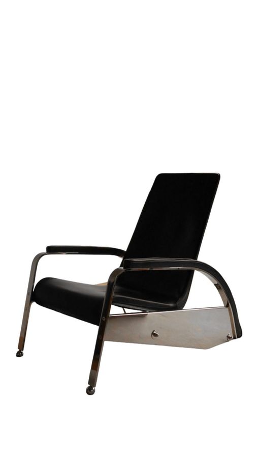 Jean Prouvé Grand Repos D80 Chair by Tecta 1980s.