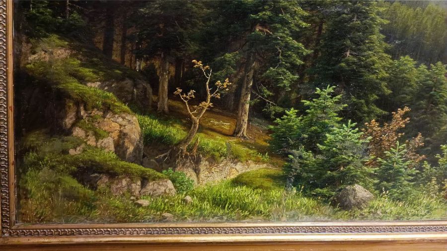 Antique Mountain Landscape