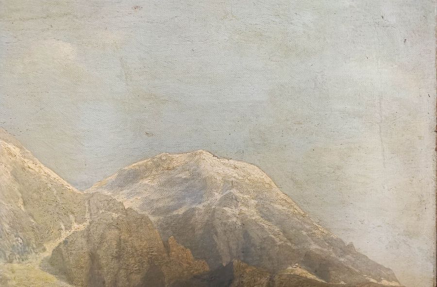 Antique Mountain Landscape