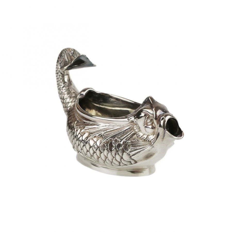 Antique Tiffany & Co. Silver Milk Jug in the Form of a Fish. 20th Century