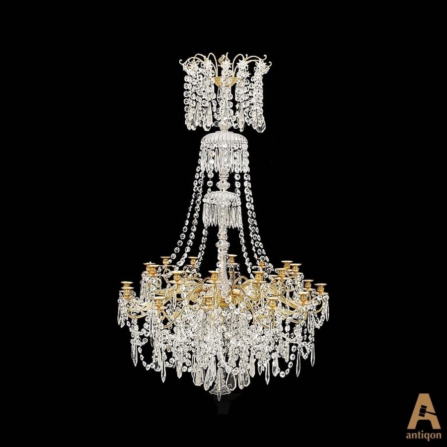 Chandelier for 25 candles. 19th century.